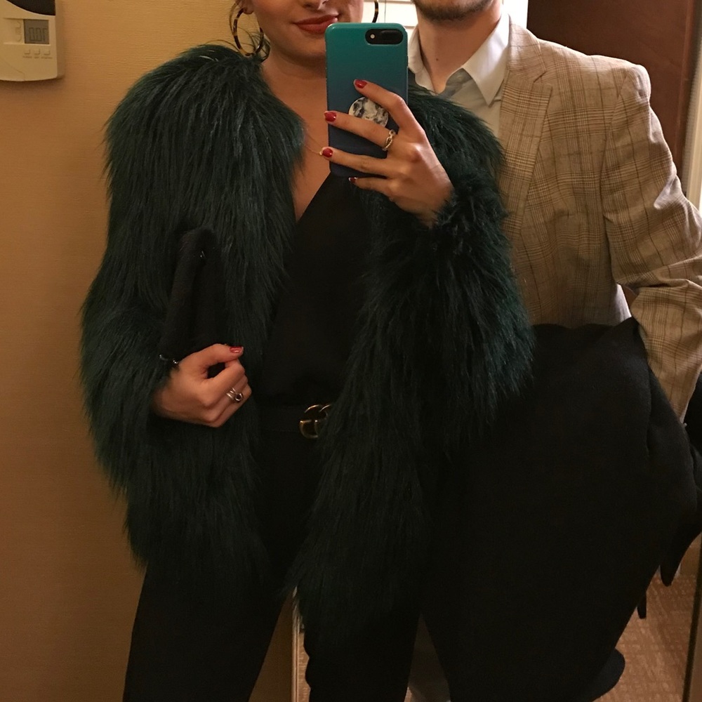 Zara Faux Fur Coat